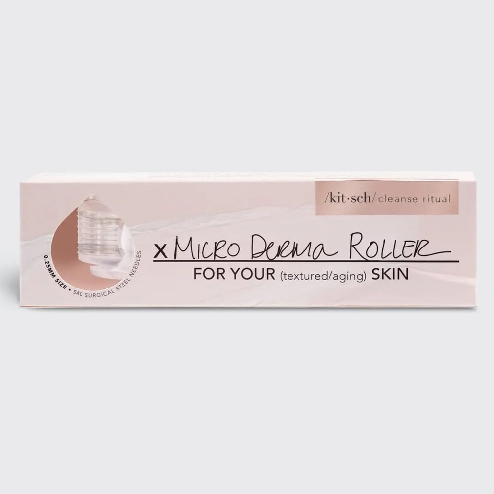 KITSCH Micro Derma Facial Roller $18 NIB White Silver